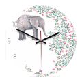 Portable Acrylic Wall Clock Silent Non Ticking  Operated Round Clock. 