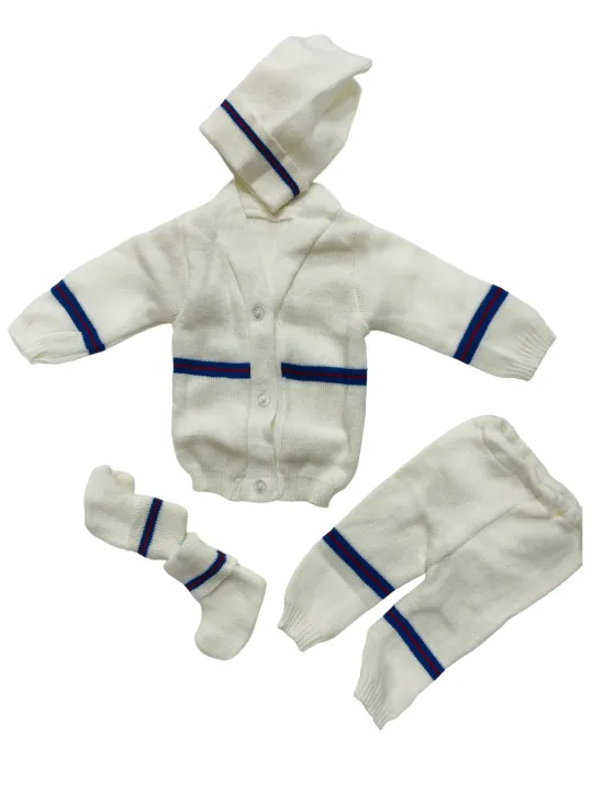 NEWBORN - 1 year Wool Suite Dress / Cloth / Kit (Common Colors) Newborn Dress Kids Dress Newborn Dress With Cap Socks