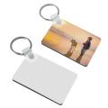 Printable Printable white blank MDF key ring keychain MDF DIY sublimation wooden board Thermal transfer Wooden for Crafts project Promotional item Gift. 