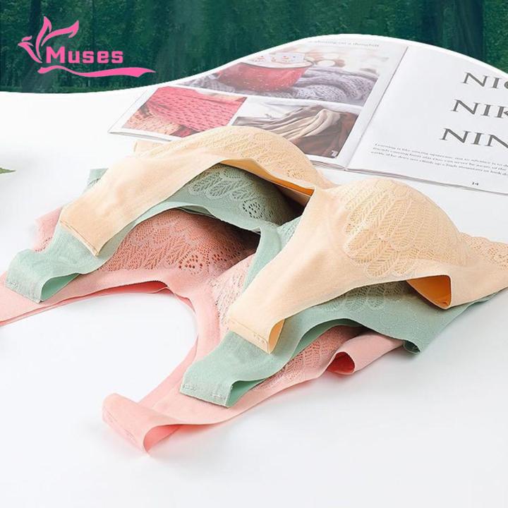 Muses%20Mall%20Girls%20Brassiere%20Wide%20Shoulder%20Straps%20Women%20Seamless%20Stretchy%20Vest%20Bra%20-%20Image%2010