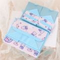 Fabric Girl's Heart Drawer-Type Foldable Storage Box with Cover Finishing Box Storage Bra Boxed Socks Underwear. 