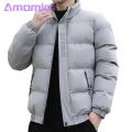 Cotton Coat for Men Men's Stylish Winter Cotton Jacket with Windproof Design Pocket Short Casual Coat for Handsome Look Fashionable Cotton Coat. 