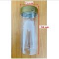 spicy bottle -16pcs / spicy transparent plastic bottle with color sticker labels. 
