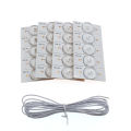 【FOOT SOFA】100/50/20PCS 3V LED Light Beads SMD LED Lamp Light Emitting Diode with Optical Lens Fliter for 32-65 TV Backlight LED Strip DIY. 
