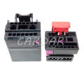 1 Set 17 Pin Car Seat Wire Cable Female Male Docking Unsealed Socket Starter Composite Connector For Vw Audi 4f0972575 4f0972483. 