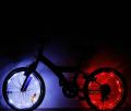 Green Coolplays 1Pc 2.2m 20-Green LED Strip Bicycle Light, Bike Wheel Night Riding Cycling Lamp. 
