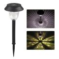 10 Pack Solar Garden Lights Outdoor Color Changing LED Pathway Lamp Garden Decoration Landscape Lighting for Patio, Lawn, Yard Walkway. 