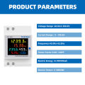 【FOOT SOFA】AC monitor 110V 220V 380V 100A Voltage Current Power Factor Active KWH Electric energy Frequency meter VOLT AMP. 