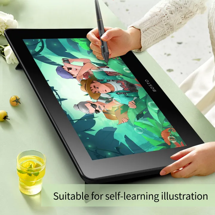 BOSTO%20b-t-12HD%20Portable%2011.6%20Inch%20HD%20H-IPS%20LCD%20Graphics%20Drawing%20ta-blet%201366*768%20Display%20Support%208192%20Pressure%20Level%20Passive%20Technology%20with%20Tilt%20Function%20USB-po-wered%20Low%20Consumption%20Drawing%20ta-blet%20with%20Interactive%20Stylus%20Pen%204%20Shortcut%20Key%20-%20Image%208