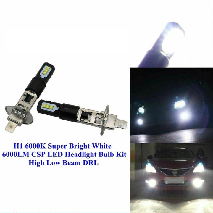 2X%20H1%206000K%20Super%20Bright%20White%206000LM%20DRL%20LED%20Headlight%20Kit%20High-Beam%20-%20Image%208