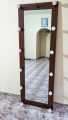 Vanity Mirror With  Wooden Framer ( With Lights). 