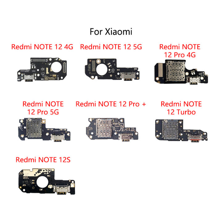 Redmi Note 12 Adapter USB Charge Dock Port Socket Jack Connector Flex Cable For Xiaomi Redmi ...
