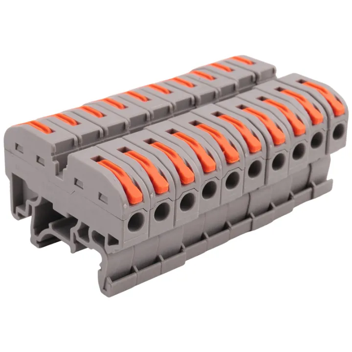 2X DIN Rail Terminal Blocks Kit, with Universal Compact Connectors ...