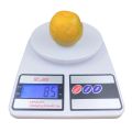 SF-400 10kg/1g Electronic Digital LCD Display Household Weighing Kitchen Scale High Precision Home Weight Scale 1g to 10 Kg Food Cake Sweets Rice Tomato Potato Garlic Grocery Items Courier Package And Etc. 
