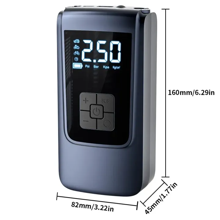 7.4/12V%20Digital%20Air%20Pump%20150PSI%20Smart%20Air%20Compressor%20LED%20Light%20Wireless%20Air%20Compressor%206000mAh%20Cordless%20Tire%20Pump%20for%20Motorcycle%20-%20Image%203