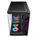 RUIX M-11 RGB BLACK GAMING DESKTOP CASING. 
