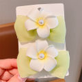 Plumeria Flower Hair Clips For Women Hairpins Girls Side Bangs Clips Flower Barrette Hawaiian Wedding Party Bag Hat Accessories. 