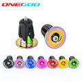 ONEGOO 1 Pair Bike Grip Handle Bar End Cap Aluminium Alloy MTB Handlebar Grips Plugs Caps for Bicycle Handlebar Accessory. 