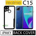 iPaky Realme C15 Case Shock-Proof Super Design Armor Anti-Hit Matte Silicone Protection Drop-Resistance Cover for Realme C15. 