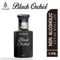 Al Nuaim Black Orchid Attar Roll-On Perfume - 9.9ml Arabian Oud, Long-Lasting High-Quality Fragrance. 