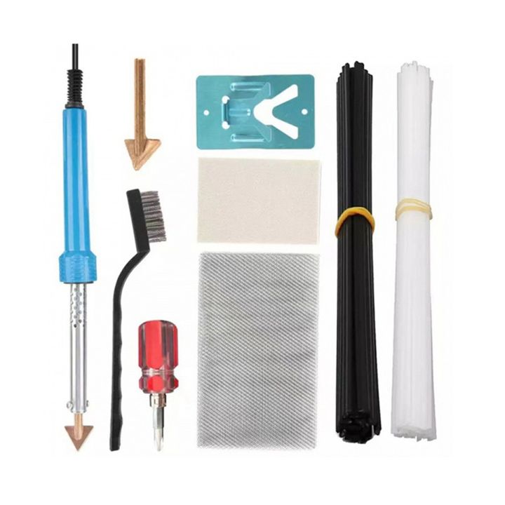 Plastic Welder Kit 80W Car Welding Repair Kit for Bumper US Plug