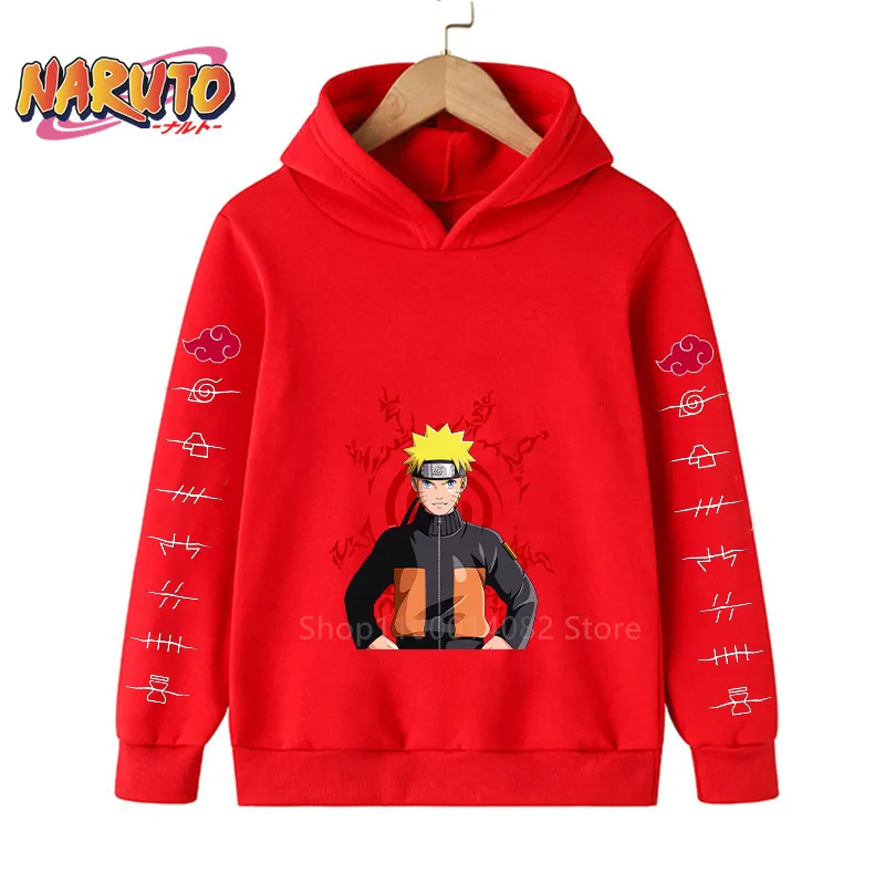 Naruto Children Costume Spring Boy Hoodie Kids Clothes Funny Uzumaki Akatsuki Hoodies for Teen Girls 4 14Y Baby Boys Sweatshirt Daraz.lk