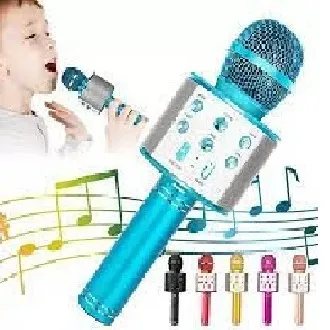 Karaoke - Speaker Mic Portable Bluetooth = Wireless Microphone