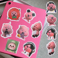 60/102Pcs/Set Korean Cartoon Little Beaver loopy Cute Emoticon Pack Sticker Hand Account Water Cup Mobile Phone Sticker. 