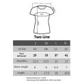 Two line Tee Women T-Shirt girls T-shirt girls t-shirts. 