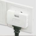3 Way Flat Plug Adapter Portable Foldable Travel Converter Socket 180 Degree Rotating Wall Outlet Extender for Home Travel. 
