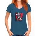 Men T-shirts KFC they live novelty 100% cotton tees Short Sleeve T shirts round neck clothing party. 