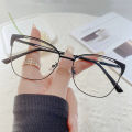 MengshanBargain price Fashion Brand Design Retro Cat Eye Metal Frame Photochromic Anti Blue Light Computer Women Reading Glasses Degrees 0 To +600. 