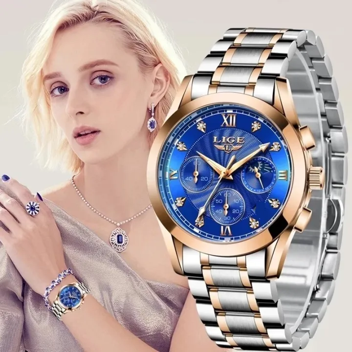 Ladies%20Watch%20Stainless%20Steel%20Luxury%20Quartz%20Analog%20Business%20Chain%20Casual%20Wrist%20LIGEx%20Watches%20For%20Girls%20Women%20Love%20Gift%20-%20Silver%20Green%20-%20Image%208