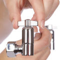 Adjustable Shower Arm Extension By, with Chrome Finish 11 Inch. 