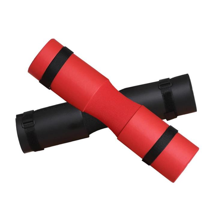 【BestGO】barbell squat pad with 2 shoulder straps for barbell weightlifting - foam sports sponge protects neck and shoulders