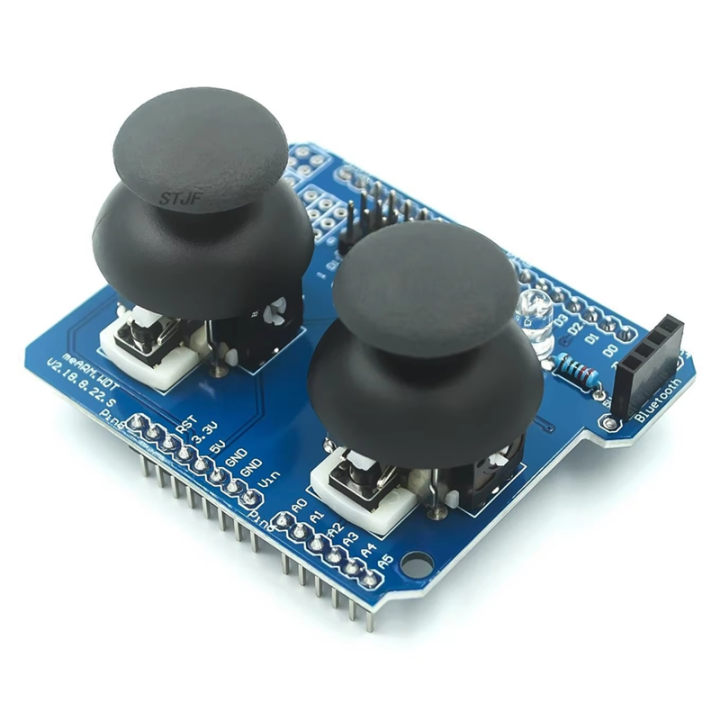 System R3 Building Blocks Electronic Building Blocks Dual PS2 Game Joystick Button Module ...