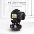 YT1200 Motorized Pan Tilt Head 2-axis Panoramic Head 360� Rotation Panoramic Tripod Head - black. 