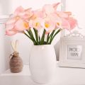 10Pcs Artificial Real Touch PU Calla Lily Wedding Festival Bridal Bouquet Flowers DIY Home Decor. 