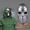 Movie Doctor Doom Cosplay Costume Mask Unisex Helmet Visor Plastic Masks Accessory Headgear Halloween Carnival Props. 