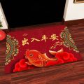 Thick washable Bedroom Spring Festival Anti-slip Chinese Carpet Porch Mat Rug Door. 