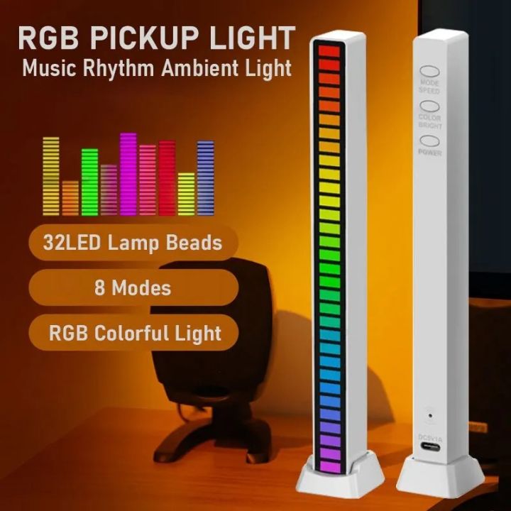 Cheap RGB Smart LED Light Bar App Control Pickup Lamp Music Rhythm Atmosphere Lighting For Computer Gaming Desktop Decor Colorful Lamp