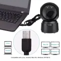 2D Desktop Barcode Scanner USB Wired Barcode Reader for POS YHD-9300D. 