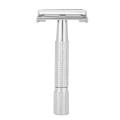 Platinum Bladed Double Edge Razor Kit for Zero Irritation - Stainless Steel Safety Razor Kit for Comfortable Wet Shaving. 