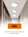 LED Square Downlight, for office, home, indoor light (12w). 
