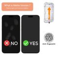 TBTIC Screen Protector For iPhone 15 14 13 12 11 Pro Max Plus XR X Xs Tempered Glass Privacy HD Matte With Auto Alignment. 