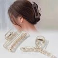 Ins Style Transparent Acrylic Large Hair Clips For Women Girls Elegant Hair Accessories. 