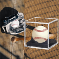Baseball Display Case UV Protected Acrylic Baseball Display Cases Display Cases for Any Baseball Easy Install. 