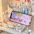 【HOT】 Kawaii Desktop Pen Holder Large-Capacity Cute Stationery Storage Box Creative Cartoon Pencil Holder Ins Desk Organizer For Girls. 