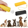 BETOP 2 in 1 Anti Barking Device Handheld LED Ultrasonic Pet Dog Repeller Control Training Device Trainer With Lights. 