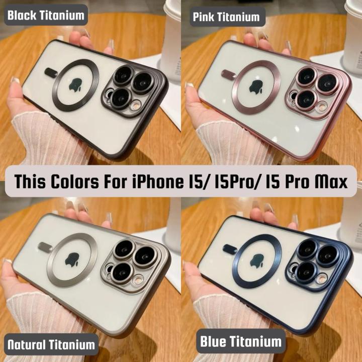 Megnetic%20Charging%20Transparent%20Lens%20Protector%20Case%20For%20iPhone%2011%2012%2013%2014%2015%20Pro%20Max%20Back%20Cover%20Wireless%20Build-in%20Magsafe%20Plating%20Case%20For%20Girls%20Boys%20New%20Fashion%20Cute%20Design%20Case%20-%20Image%205